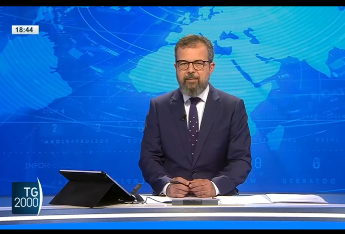 Italian Major News Television Network: Sky TG2000 Television News Features Special Coverage of Wuyue Symphony Orchestra's Tour in Italy